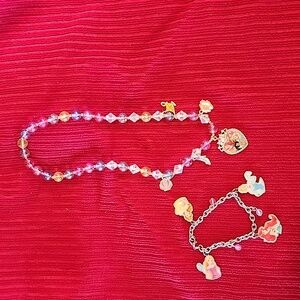 Disney Princess Necklace and bracelet